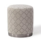 Opal Cream Morrocan Ottoman