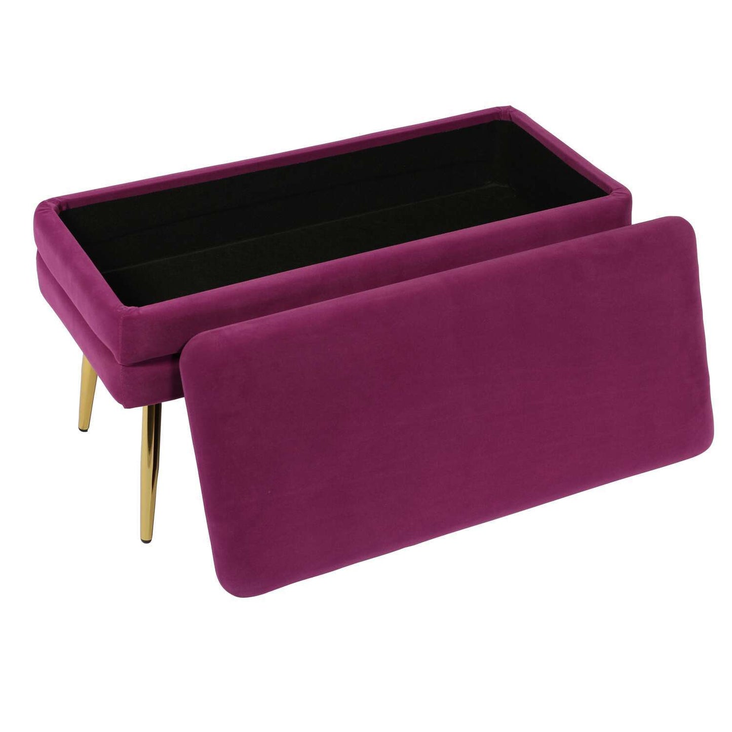 Ziva Plum Storage Bench