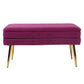 Ziva Plum Storage Bench