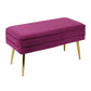 Ziva Plum Storage Bench