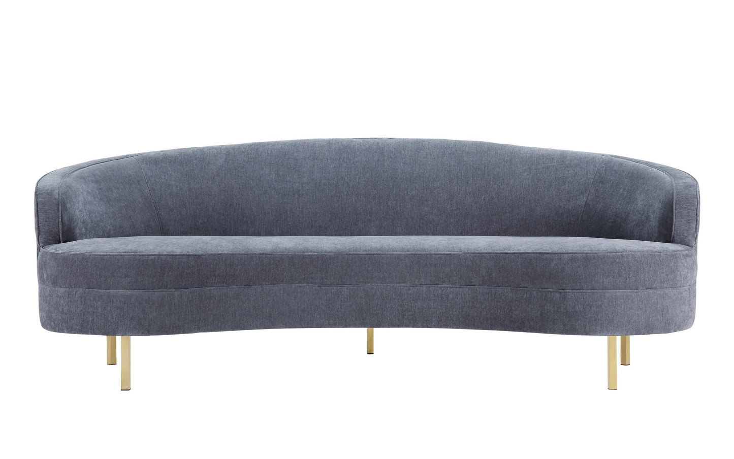 Baila Grey Velvet Sofa