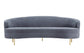 Baila Grey Velvet Sofa