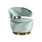 Austin Robins Egg Blue Velvet Chair