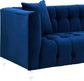 Bea Navy Velvet Sofa