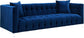 Bea Navy Velvet Sofa