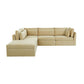 Jessie Champagne Velvet Modular Sectional