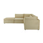 Jessie Champagne Velvet Modular Sectional
