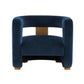 Ayanna Midnight Velvet Accent Chair