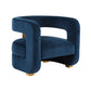 Ayanna Midnight Velvet Accent Chair