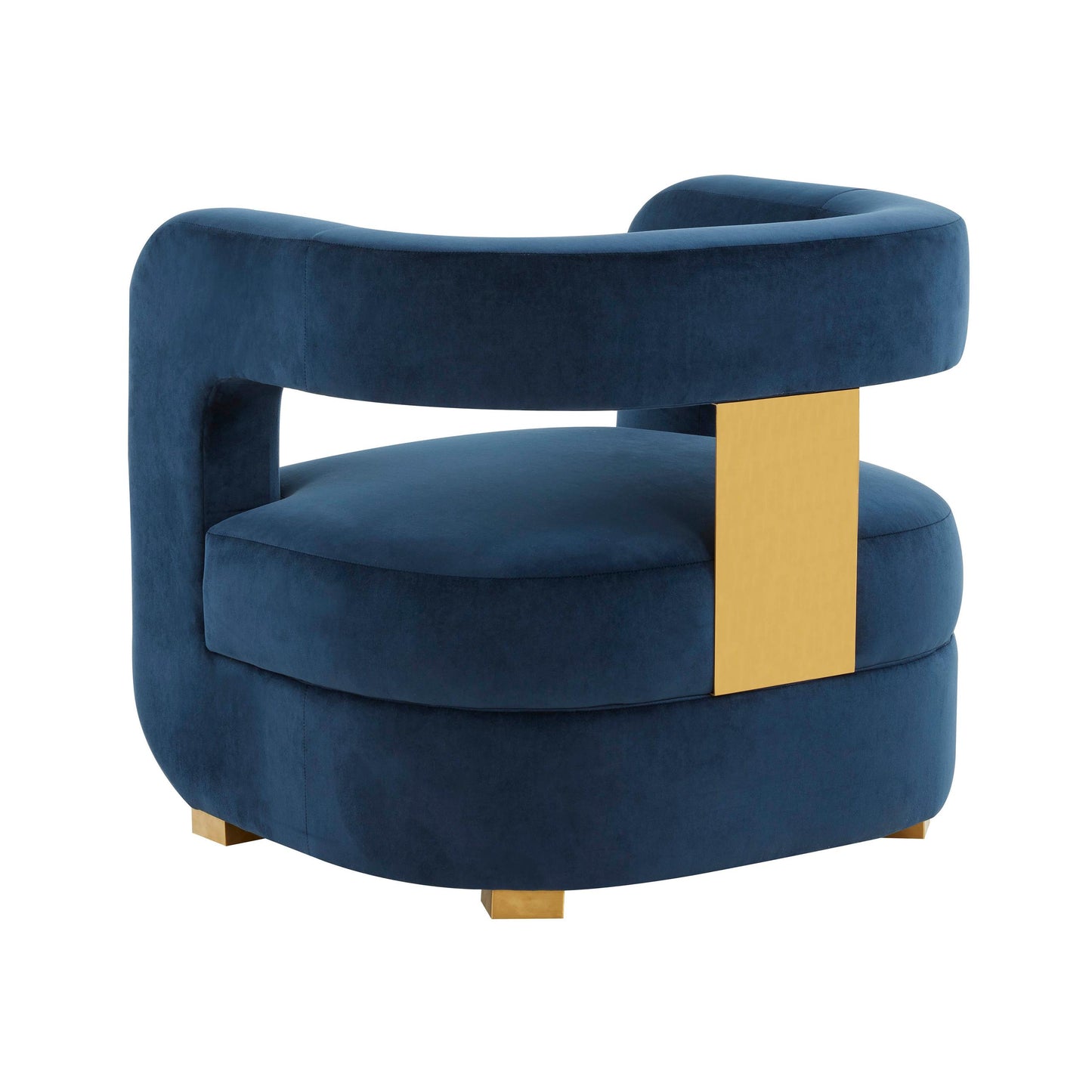 Ayanna Midnight Velvet Accent Chair