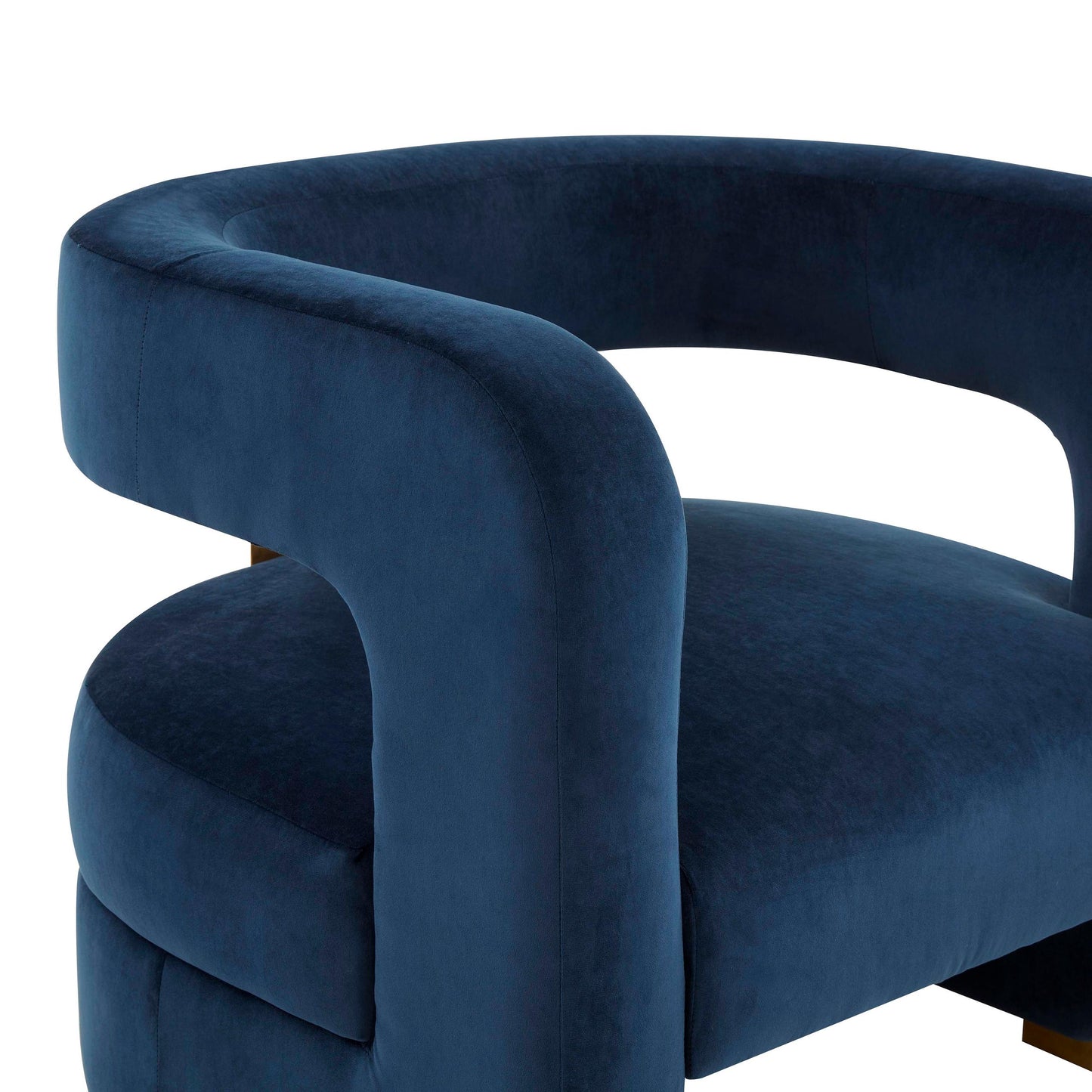 Ayanna Midnight Velvet Accent Chair
