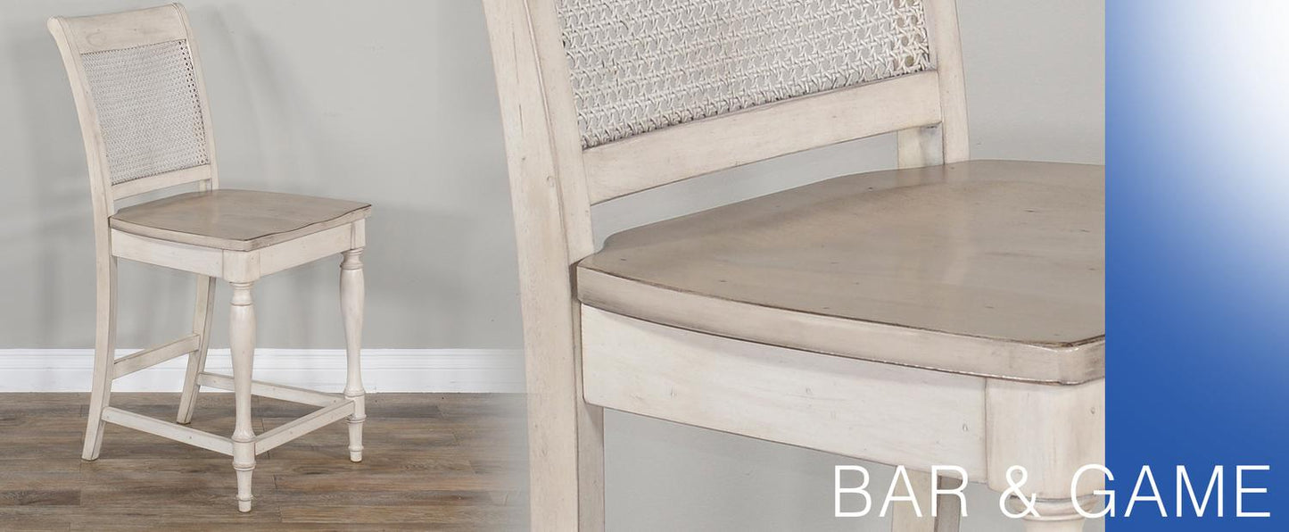 24"H Caneback Barstool