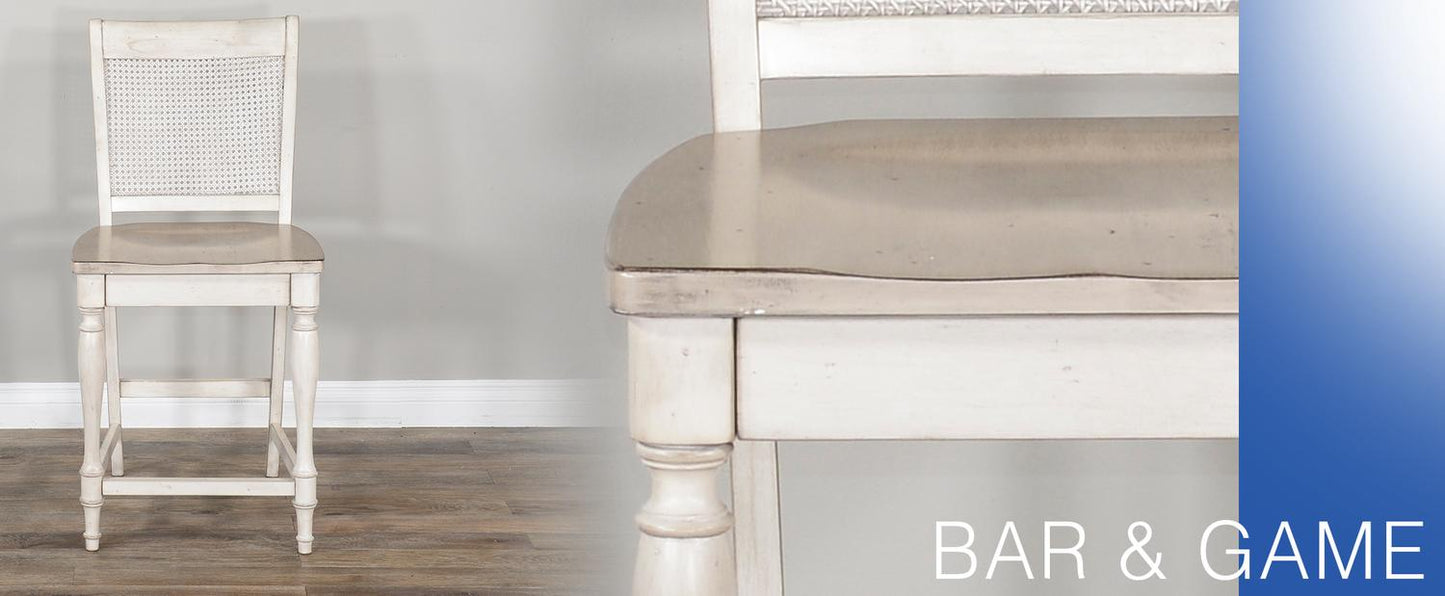 24"H Caneback Barstool