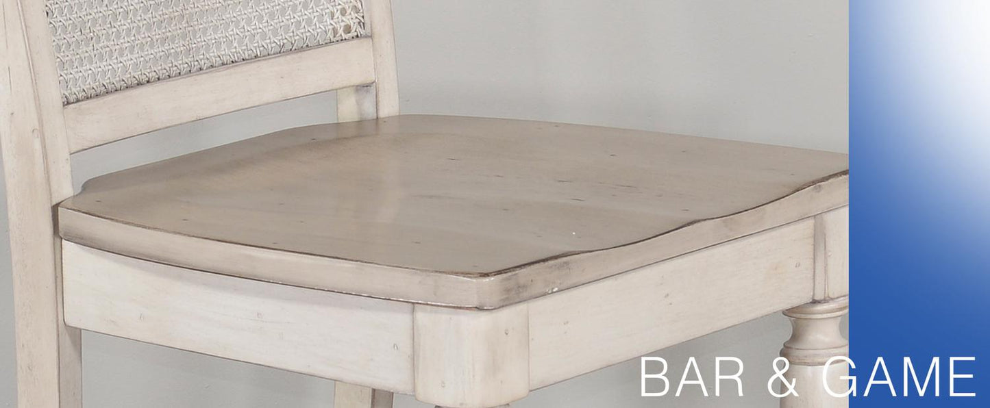 24"H Caneback Barstool