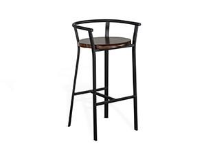 30"H Barstool, Wood Seat