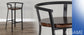 30"H Barstool, Wood Seat