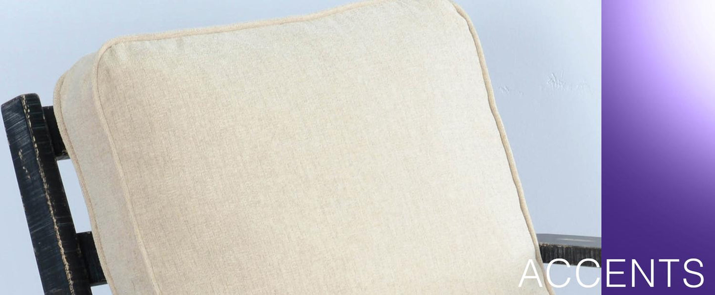 Black Sand Chair, Cushion Seat & Back