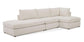 Beckham Chaise Sectional w/Bumper