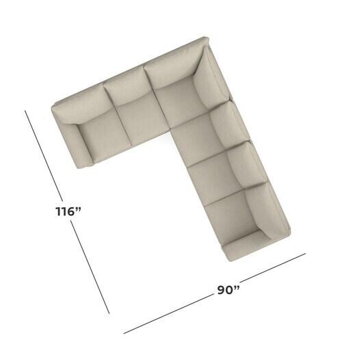 Alexander Roll Arm Large L Sectional