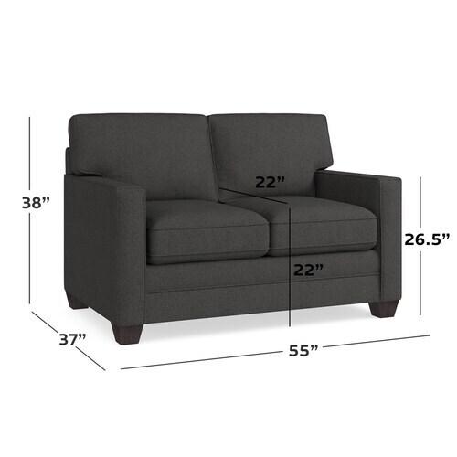 Alexander Track Arm Loveseat