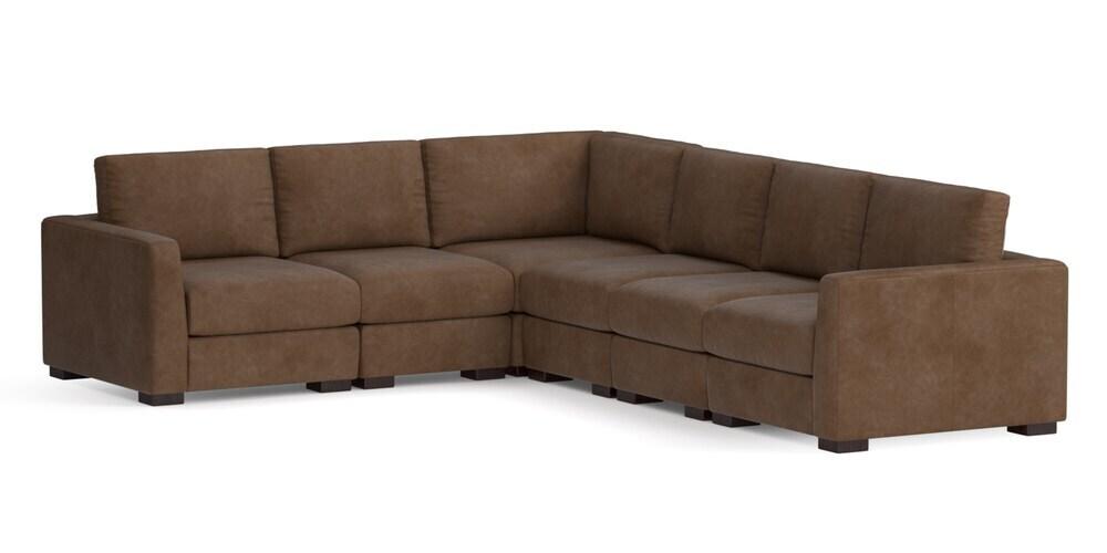 Aurora Large Leather L-Sectional