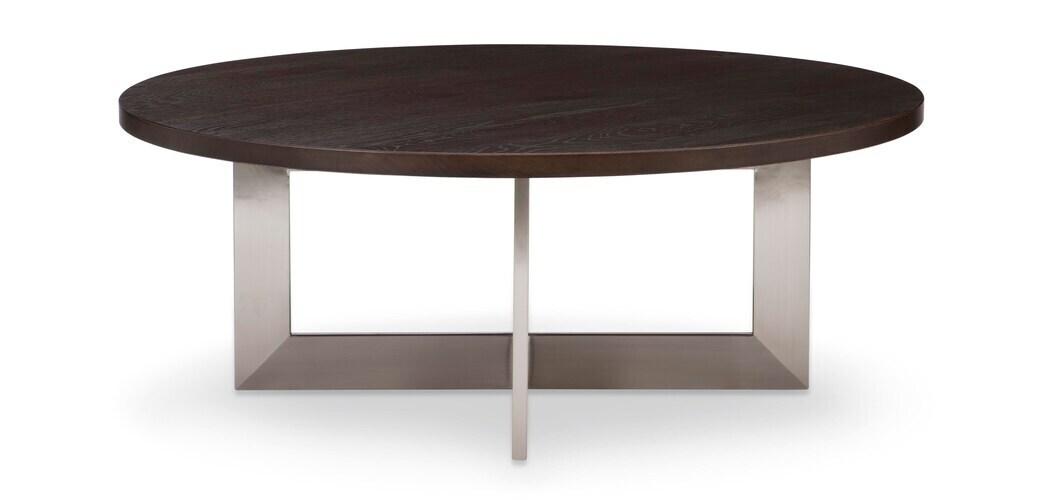 Andover Oak Round Cocktail Table