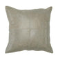 Leather Pike Gray Pillow Cover