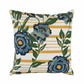 Aris Blue Multi Pillow Cover
