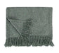 Aria Boucle Green Multi Throw