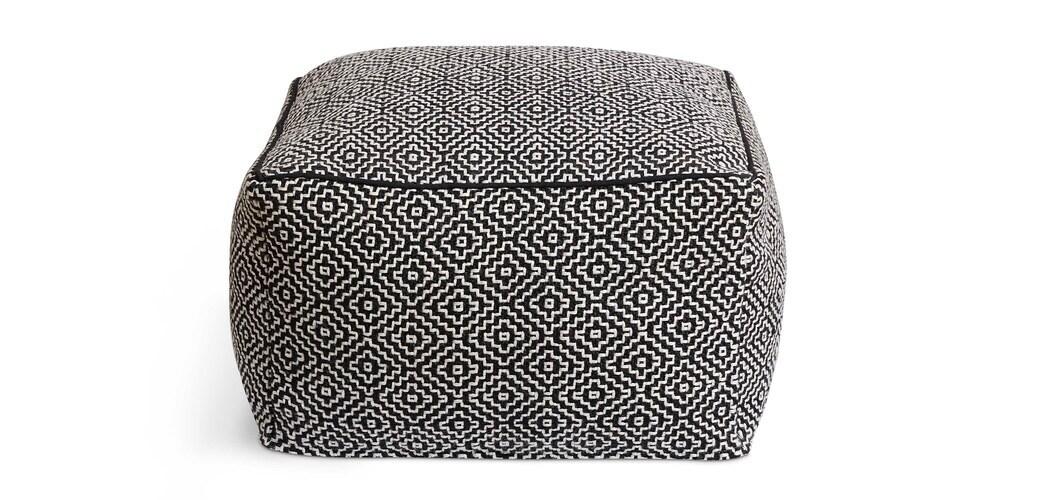 Madrid Pouf Black