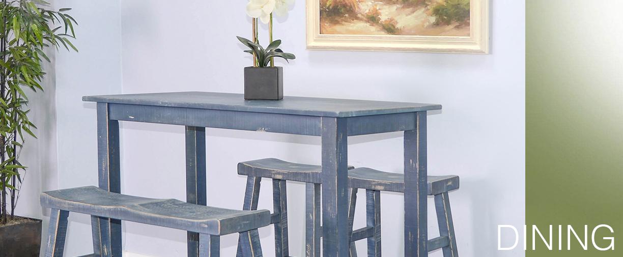 Ocean Blue 30'H Bench