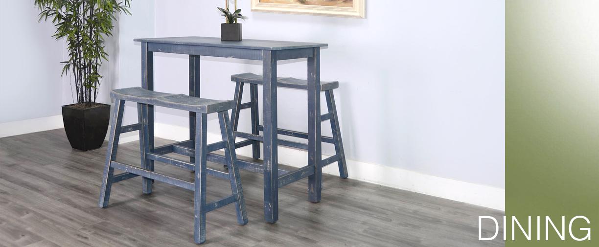 Ocean Blue 30'H Bench