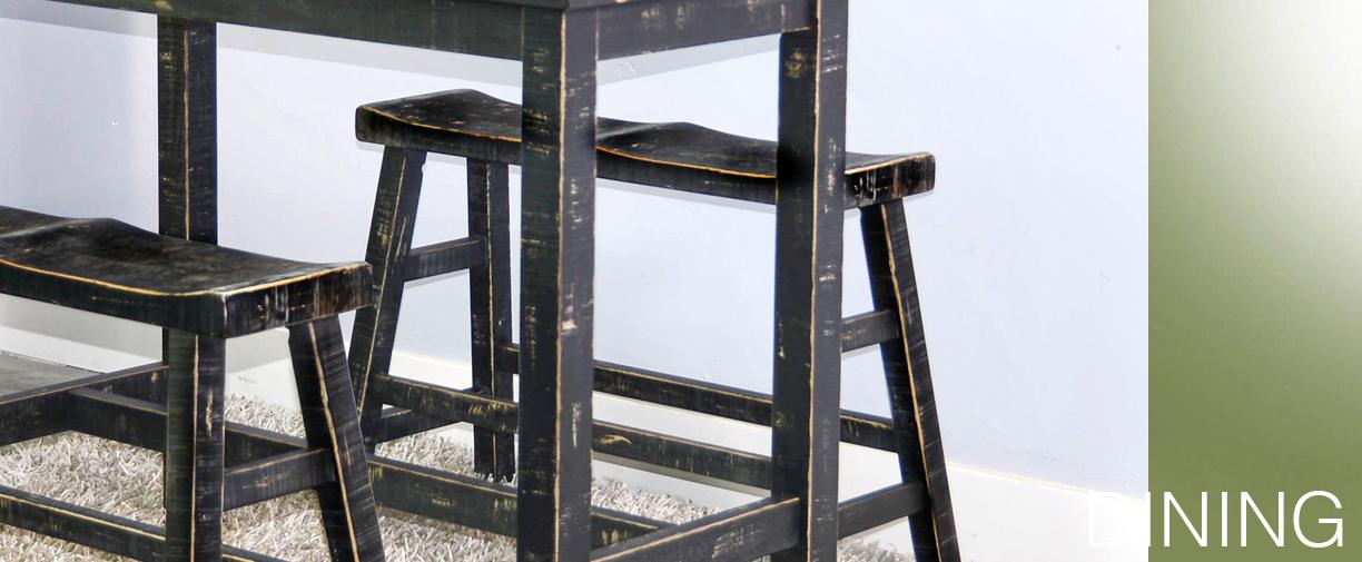 Black Sand Saddle Seat Stool, Wood Seat