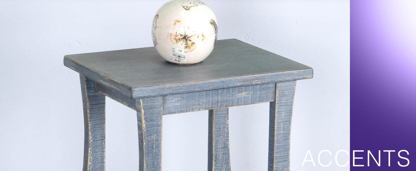 Ocean Blue End Table