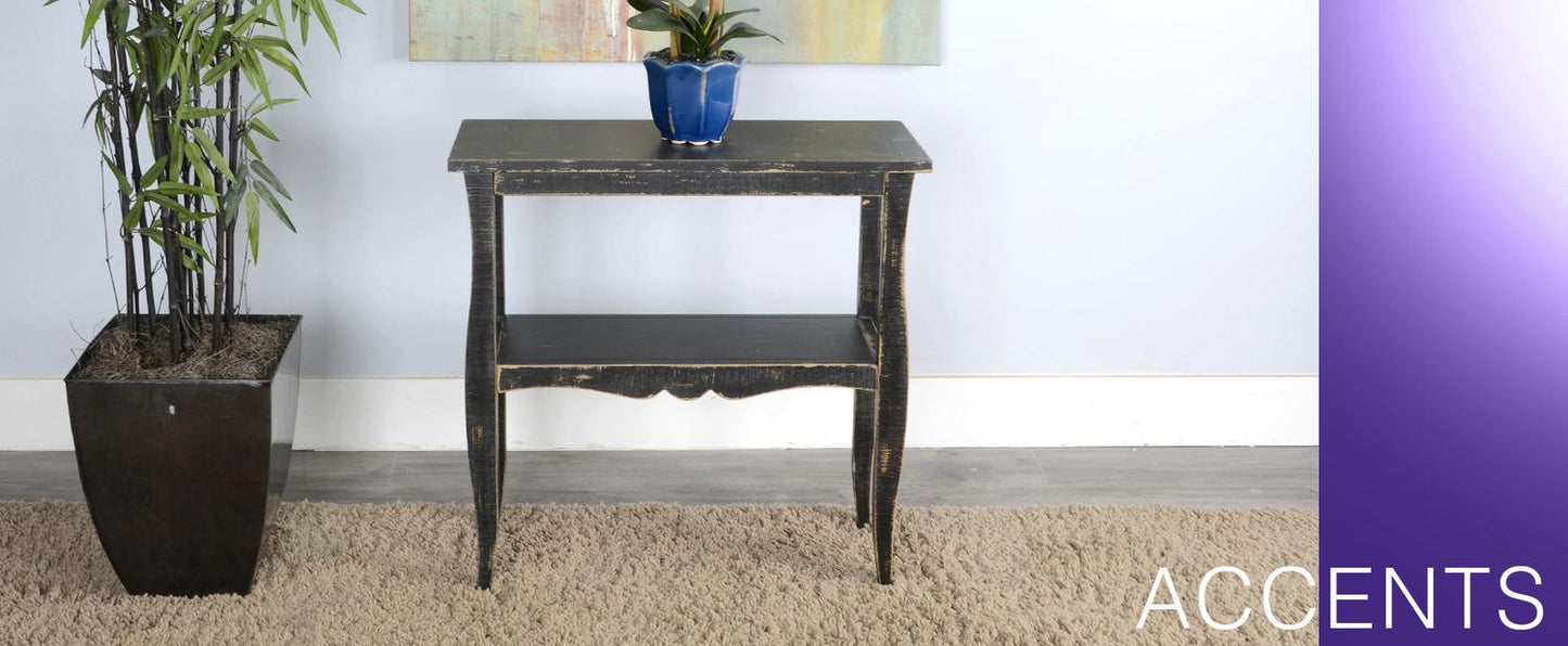Black Sand Side Table