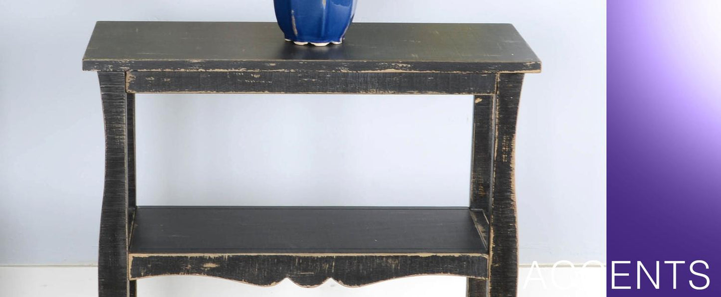 Black Sand Side Table