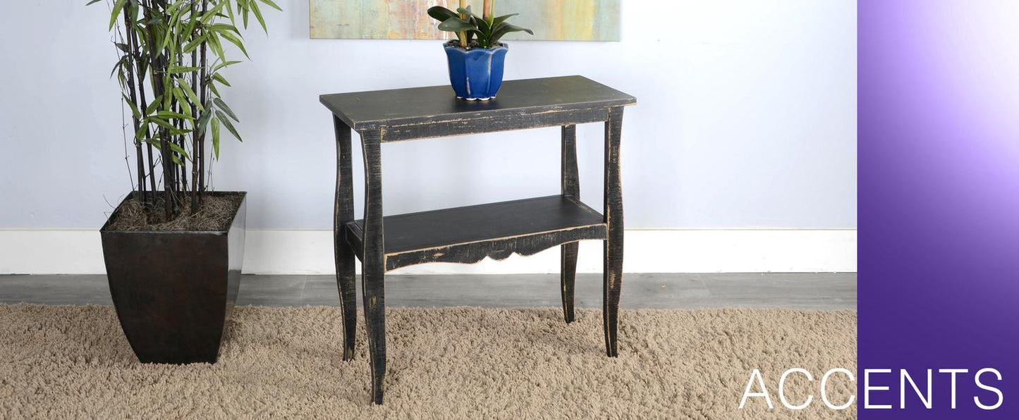 Black Sand Side Table