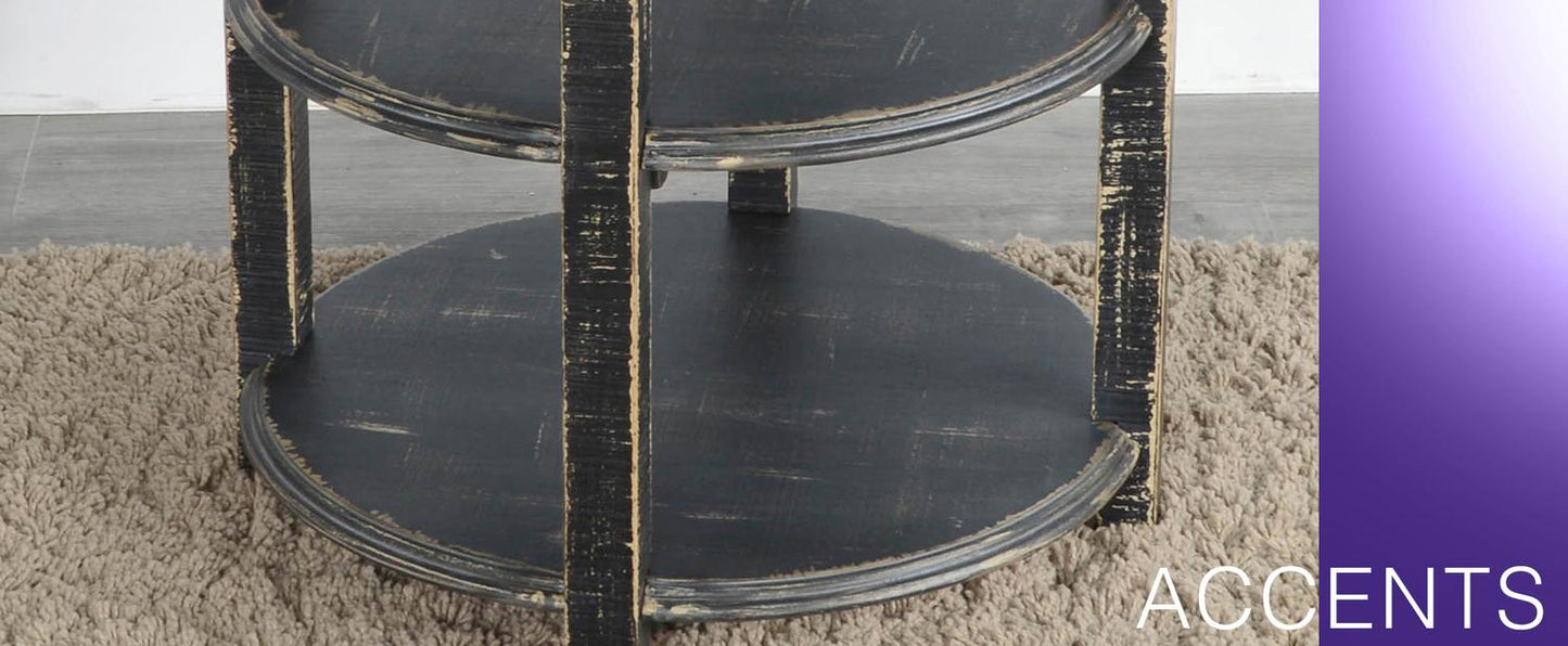 Black Sand Side Table