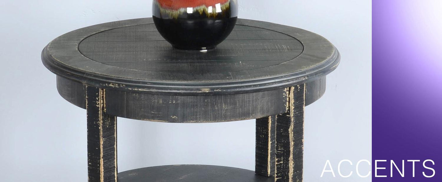 Black Sand Side Table