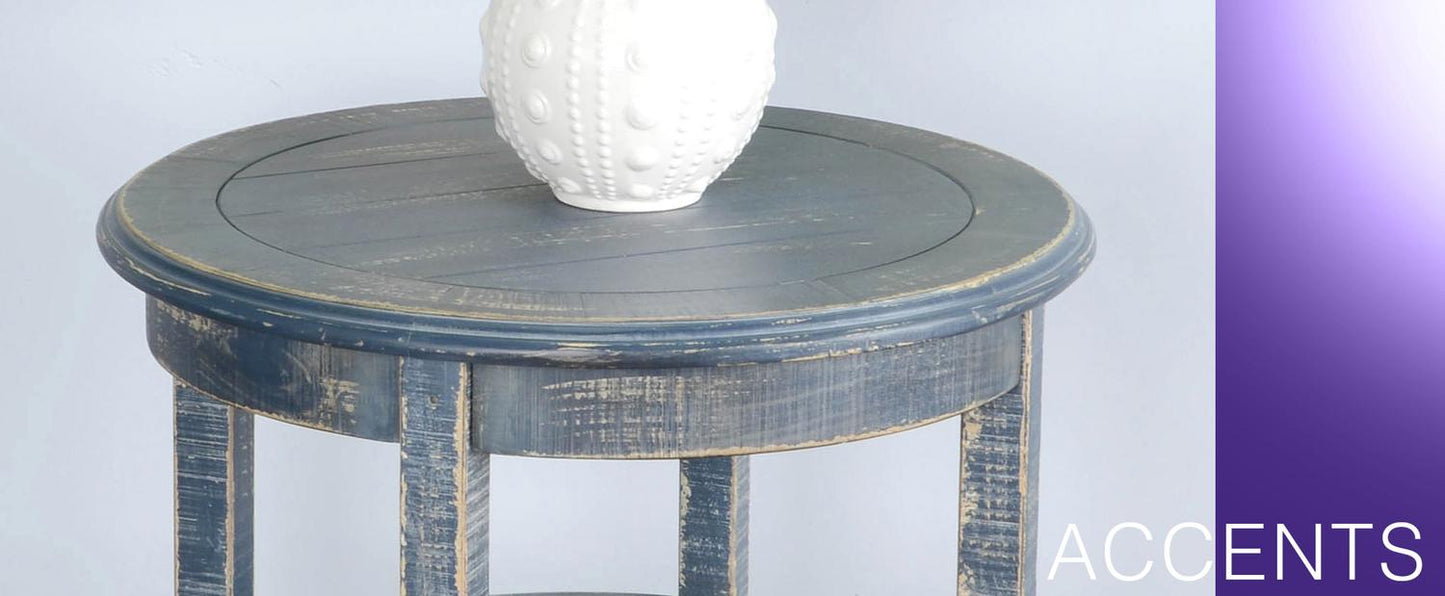 Ocean Blue Side Table
