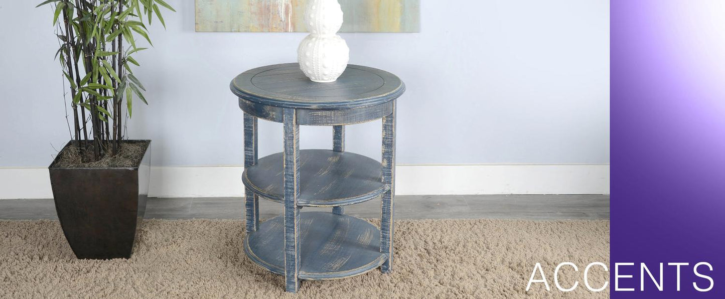 Ocean Blue Side Table