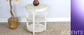White Sand Side Table