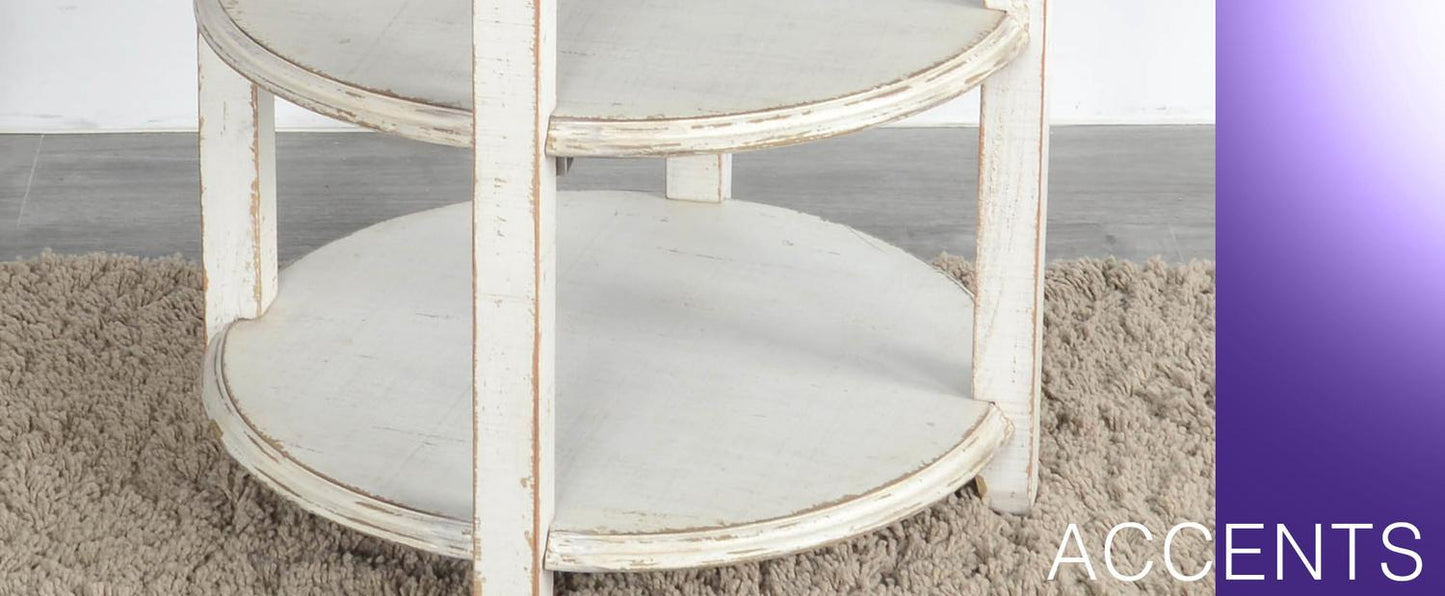 White Sand Side Table