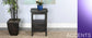 Black Sand Side Table