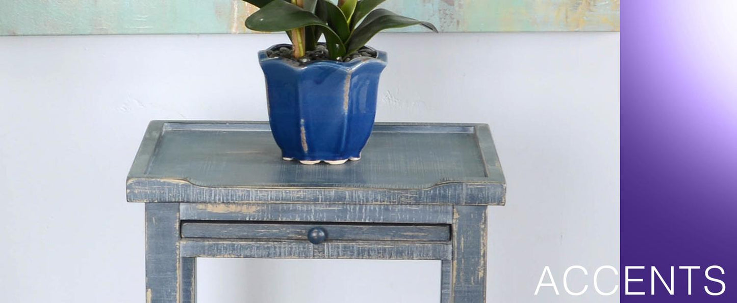 Ocean Blue Side Table