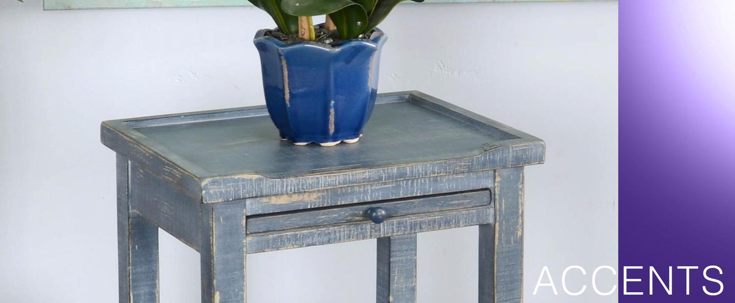 Ocean Blue Side Table