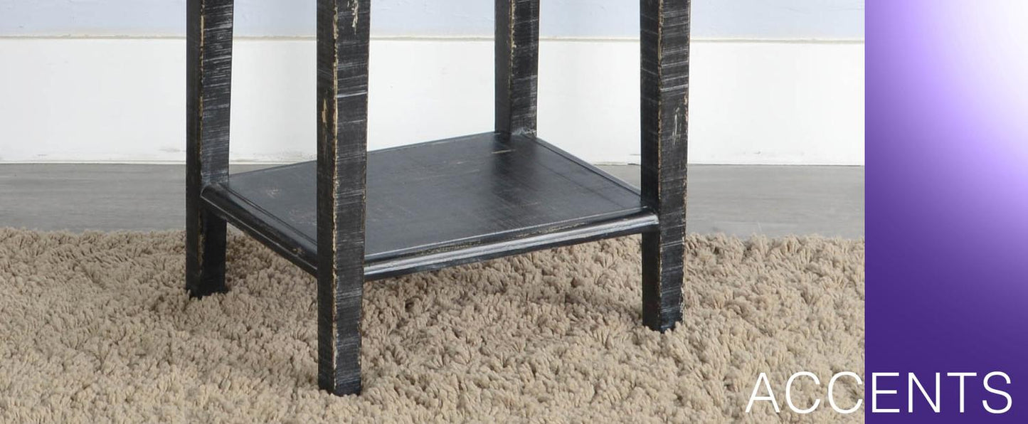 Black Sand Side Table