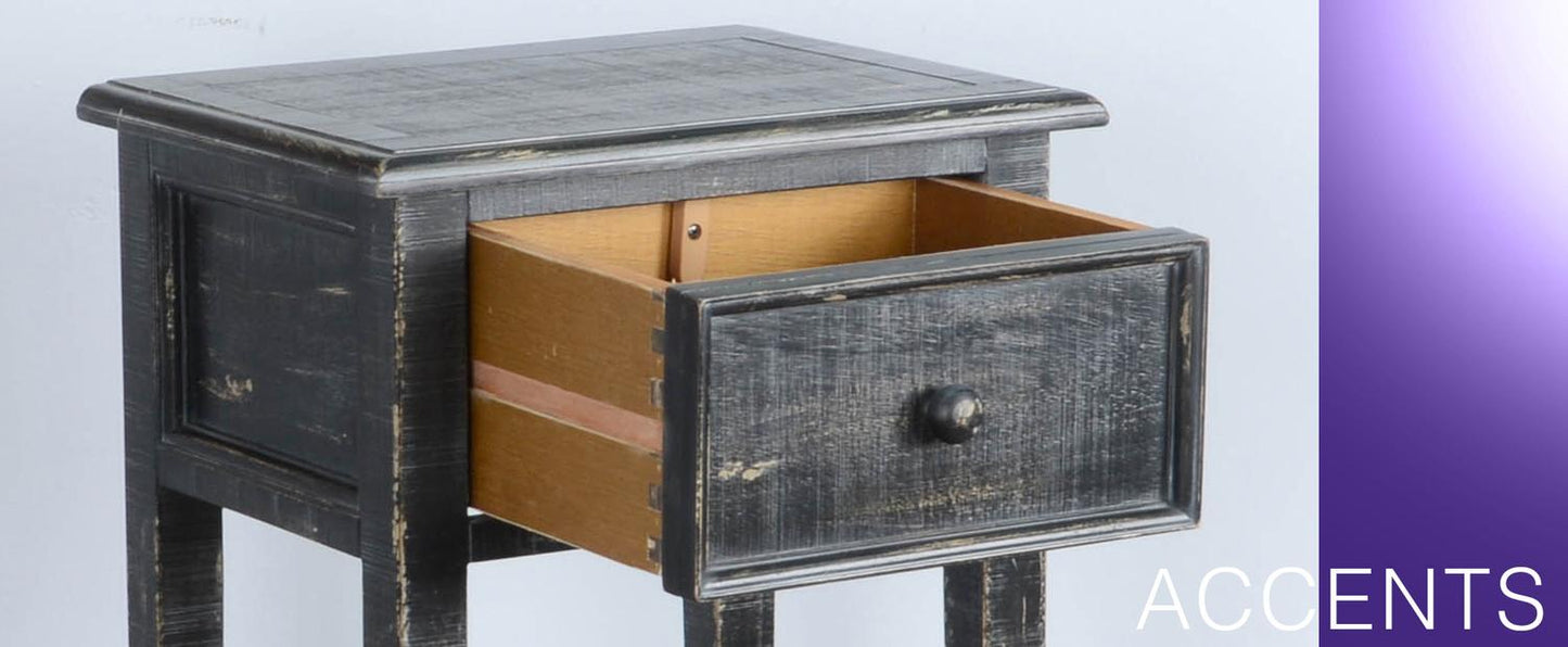 Black Sand Side Table