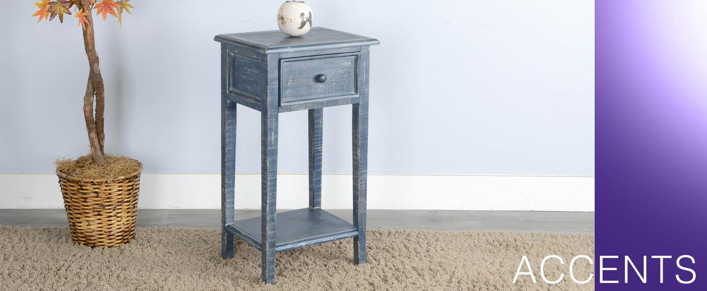 Ocean Blue Side Table