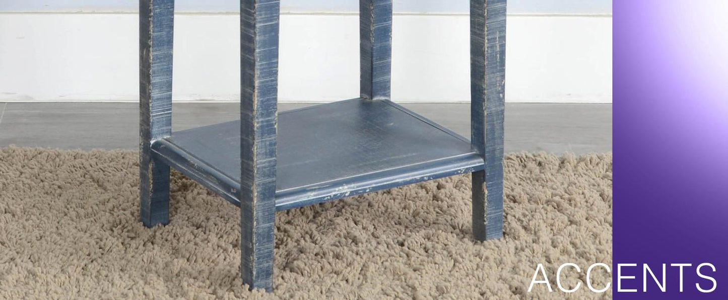Ocean Blue Side Table